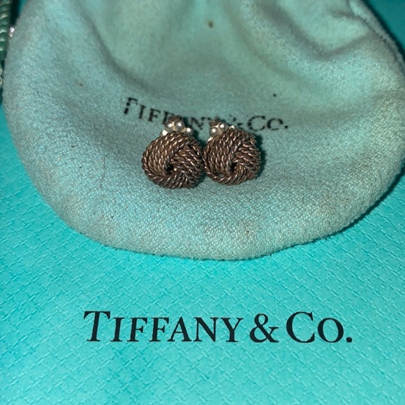 Tiffany & Co. Jewelry - Tiffany & Co vintage twist knot earrings
